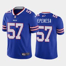Men Buffalo Bills #57 Epenesa Nike Royal Limited NFL Jersey